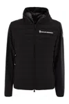 Moncler Grenoble Padded Zip-up Sweatshirt In Black