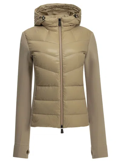 Moncler Grenoble Padded Zip-up Sweatshirt In Purple