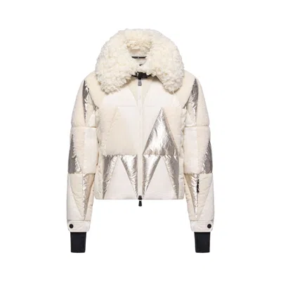 Pre-owned Moncler Grenoble Pamiers Bomber 'ivory' | White | Women's Size 1
