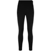 Moncler Black Stretch Pants In Black