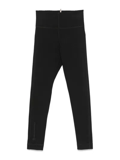 Moncler Grenoble Technical Jersey Leggings In Black