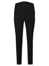 Moncler Black Technical Twill Trousers In Black