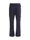 Moncler Padded Ski Pants In Blue