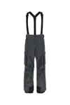 Moncler Ski Trousers With Adjustable Straps And Pockets In Blue