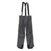 Moncler Padded Denim Ski Bottoms In Gray