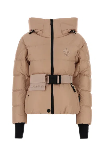 Moncler Grenoble Pastel Pink Nylon Bouquetin Down Jacket
