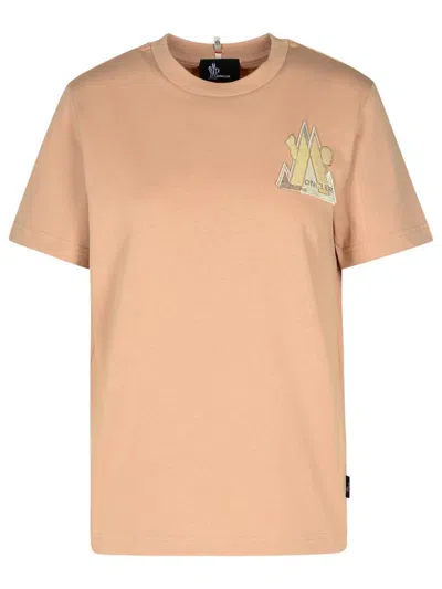 Moncler Pink Cotton T-shirt