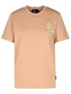 Moncler Pink Cotton T-shirt In Pink