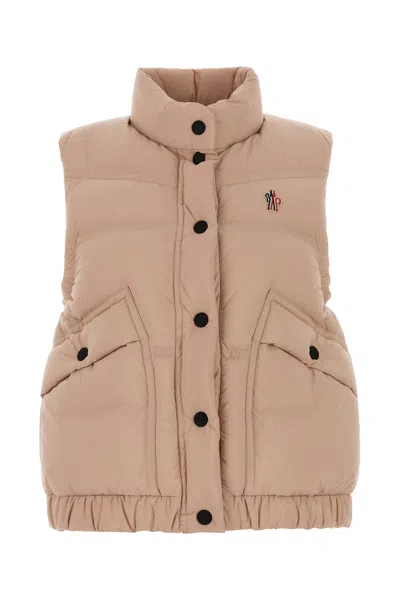 Moncler Grenoble Pink Nylon Baise Down Jacket