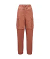 Moncler Grenoble Pocket Detailed Cargo Trousers In Brown