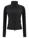 Moncler Polartec Cardigan In Black