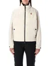 Moncler Jacket With Sleeves In Contrast In White