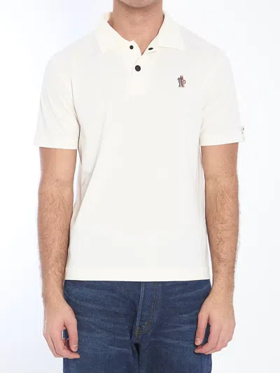 Moncler Grenoble Polo Shirt In Beige
