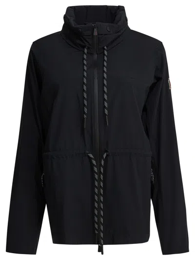 Moncler Grenoble Polyamide Elastane Jacket In Black