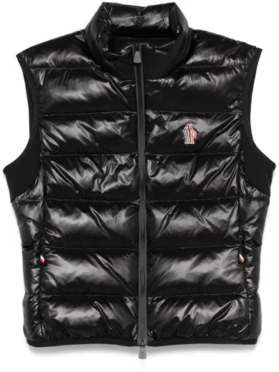 Moncler Grenoble Polyamide Jumper For Cozy Warmth In Black