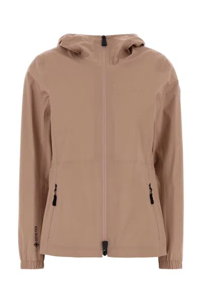 Moncler Grenoble Powder-gore-tex Valles Windbreaker In Brown