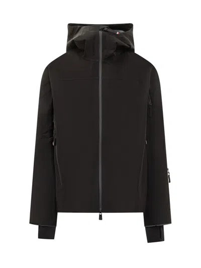 Moncler Grenoble Premium Shell Jacket - Tecnica Nera In Blue