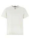 Moncler Crew Neck Printed Short Sleeve T-shirt In White