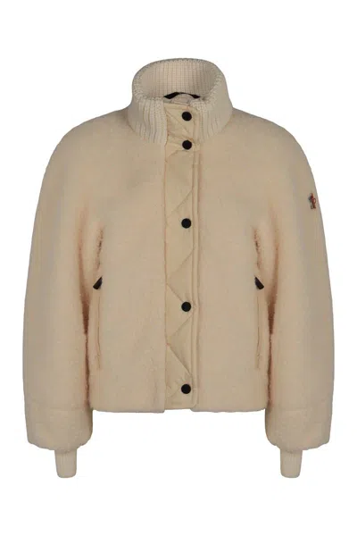 MONCLER MONCLER GRENOBLE PUFFY SHORT AYLES IN TEDDY