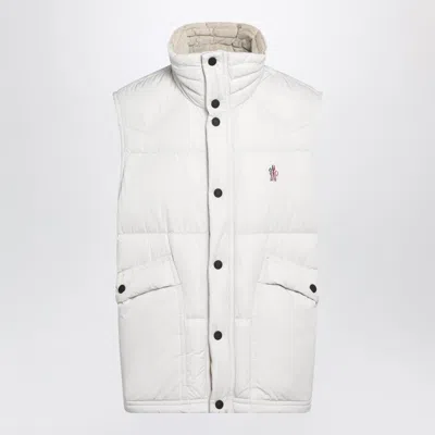 Moncler Grenoble Quilted Insulated Puffer Vest In Neutral