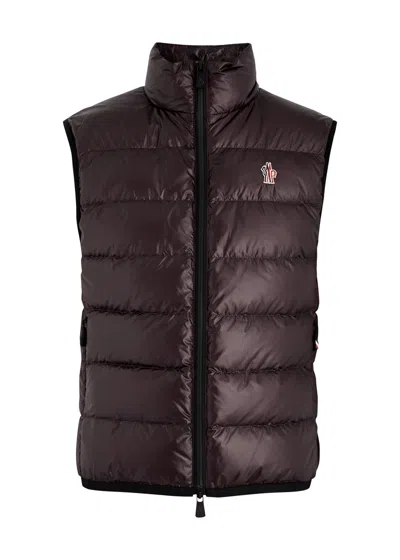 MONCLER MONCLER GRENOBLE QUILTED STRETCH-JERSEY AND NYLON GILET