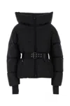 Moncler Black Nylon Nesene Down Jacket In Black
