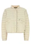 Moncler Ivory Nylon Madulain Down Jacket In White