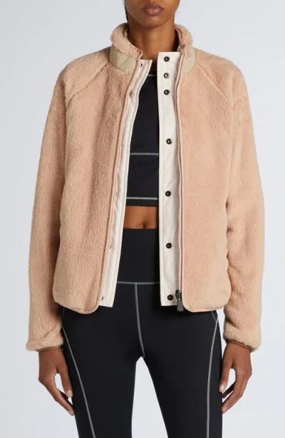 Moncler Grenoble Reversible Jacket In Pale Antique Pink