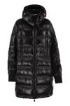 Moncler Grenoble Rochelairs - Long Down Jacket With Hood In Black