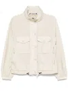 Moncler Casual Jacket With Concealed Hood And Drawstring Hem