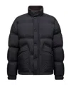Moncler Grenoble Sernur Button-up Puffer Jacket In Black