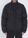 Moncler Grenoble Sernur Button-up Puffer Jacket In Black