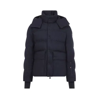 Moncler Grenoble Servance Feather-down Jacket In Blue