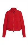 Moncler Grenoble Shirt Jacket In Red