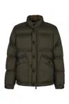 Moncler Grenoble Short Down Jacket In Green