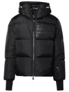 Moncler Short 'mazodin In Nylon Technique A 2 Layer' Black Down Jacket In Black