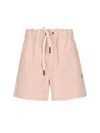 Moncler Grenoble Logo Patch Drawstring Shorts