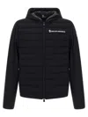 Moncler Grenoble Padded Zip-up Sweatshirt In Black