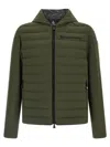 Moncler Grenoble Green Polyamide Blend Jacket In Green