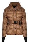 Moncler Grenoble Ski Jacket Bataillouse In Brown