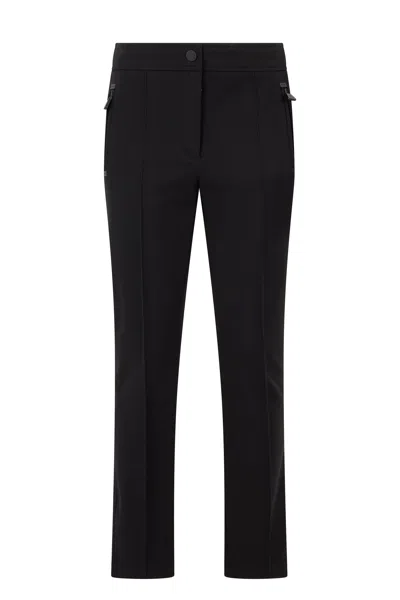 Moncler Grenoble Skinny Stretch Ski Pants With High Waist In Black