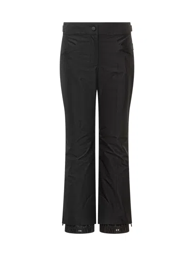 Moncler Grenoble Sleek Outdoor Trousers For Winter In Black
