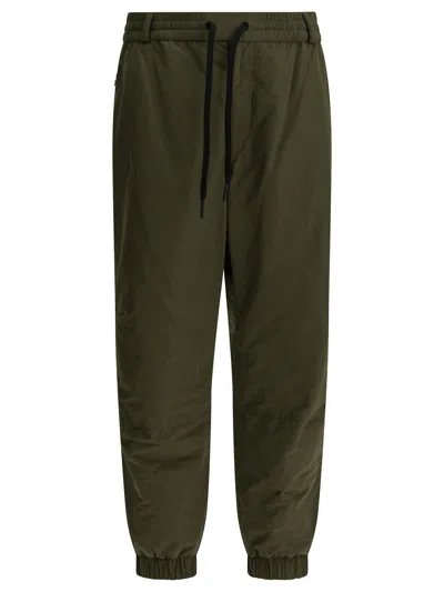 Moncler Grenoble Sports Pants With Logo In Green