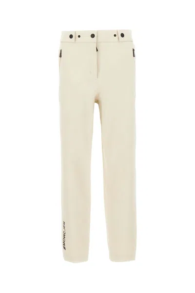 Moncler Sand Stretch Goretex Pant In Beige