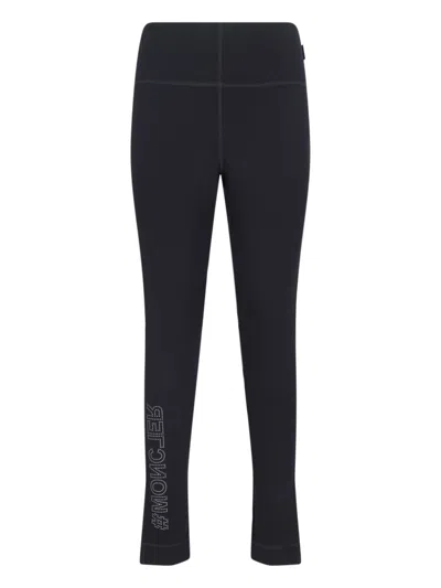 Moncler Grenoble Stretch Trousers For Women In Black