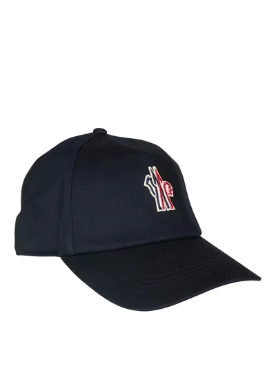 Moncler Grenoble Stylish Baseball Cap In Blue