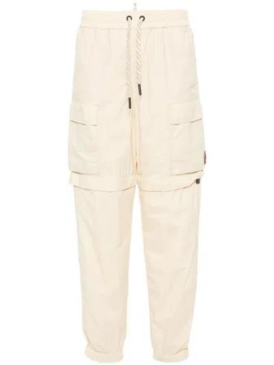 Moncler Grenoble Stylish Regular Fit Cargo Pants In Neutral