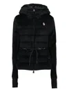 Moncler Grenoble Hooded Sweatshirt In Polartec In Black