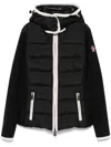 Moncler Padded Zip-up Jacket In Black