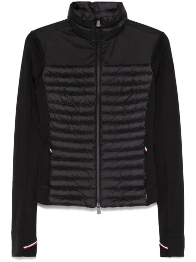 Moncler Grenoble Womens Hybrid Cardigan In Black